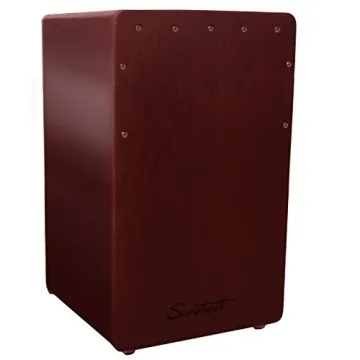 Sawtooth Satin Mahogany Cajon with Gloss Cherry Back for All Ages