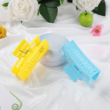 15 Pack Rectangle Hair Claw Clips for Every Style