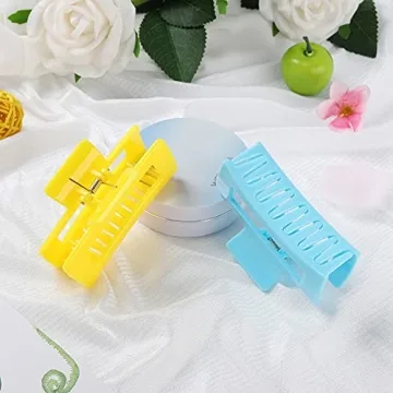 15 Pack Rectangle Hair Claw Clips for Every Style