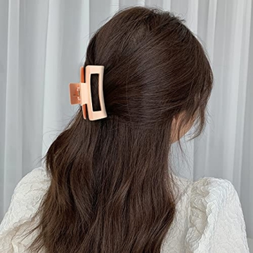 15 Pack Rectangle Hair Claw Clips for Every Style