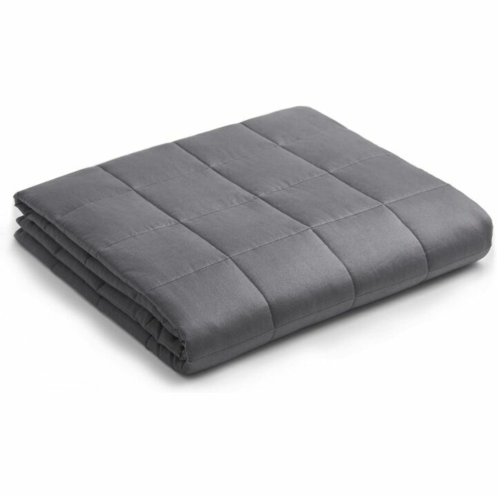YnM Weighted Blanket 15lbs - Dark Grey 48"x72"