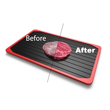 ROYOR Defrosting Plate - Rapid Thawing Tray for Frozen Meat, 3X Faster Thawing