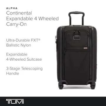 TUMI Alpha International Expandable 4 Wheeled Carry-On