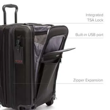 TUMI Alpha International Expandable 4 Wheeled Carry-On