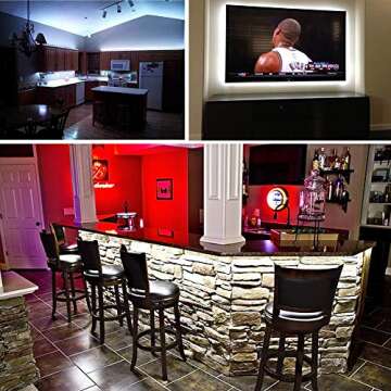 JOYLIT 24V Bright White LED Strip Lights for Versatile Use