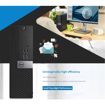 Dell Optiplex 3040 Desktop with 24" Monitor & Windows 10