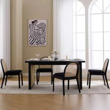 Stylish Ya-Home Mid Century Dining Chairs Set of 4