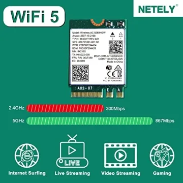 NETELY 1200Mbps Wireless-AC 8260NGW WiFi Adapter