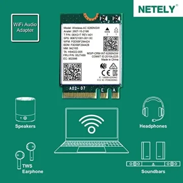 NETELY 1200Mbps Wireless-AC 8260NGW WiFi Adapter
