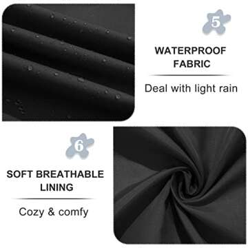 FARVALUE Women's Stylish Waterproof Trench Coat for All Occasions