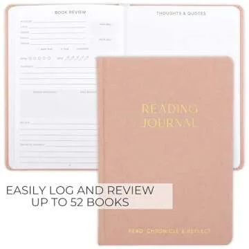 Beautiful Reading Journal for Avid Book Lovers and Gift Seekers