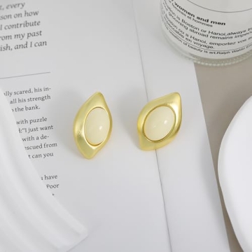 Elegant NANDUDU Gold Chunky Earrings for Women