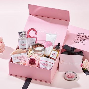 Peacoeye Spa Gift Baskets for Women - Self Care Ideas