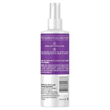 Waterless Heat Shield Protect & Re-Style, Sulfate-Free, For All Hair Types, 6.4 Fl Oz
