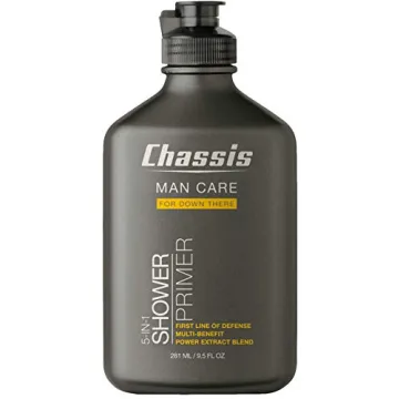 Chassis 5-in-1 Shower Primer Body Wash for Men - Anti-Chafing Gel, Deep Clean, Odor Eliminator, Skin...