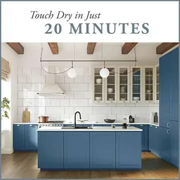 AMY HOWARD AT HOME: One Step Paint – Mai Dragon – Chalk-Based Paint for Furniture, Cabinetry, and More. No Stripping, Sanding, or Priming! Made in the USA. Blue - Chalky Finish - 32 OZ