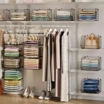 X-cosrack 5 Tier Closet Organizer for Versatile Storage