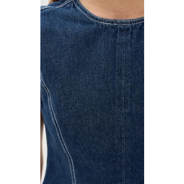 Lioness Women's Countryside Top in Denim Blue for Summer