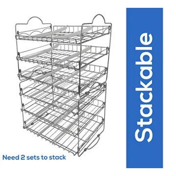 Stackable Can Organizer for 36 Cans - Utopia Kitchen