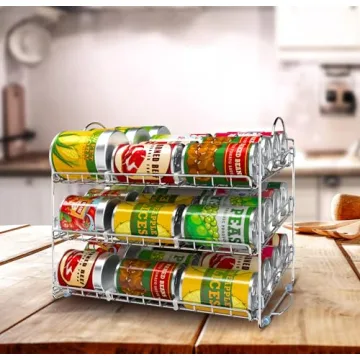 Stackable Can Organizer for 36 Cans - Utopia Kitchen