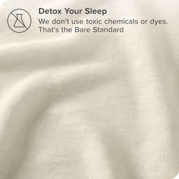 Bare Home Queen Duvet Cover - 100% Linen - Breathable and Durable - Duvet Cover with Pillow Shams (F...