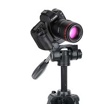 Mactrem Travel Tripod for DSLR Cameras - Lightweight & Versatile