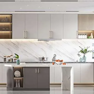 Asidrama 10 Pack 5 Inch(128mm) Gold Cabinet Pulls Knurled Cabinet Handles Cupboard Handles Kitchen Cabinet Hardware for Cupboard Drawer Pulls