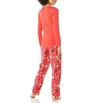 Amazon Essentials Disney | Marvel | Star Wars Women's Flannel Pajama Sleep Sets, Star Wars Holiday -...