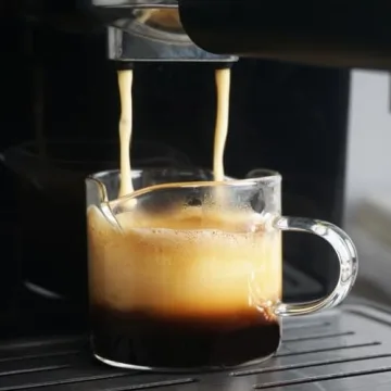 BCnmviku Shot Glasses Espresso Parts Double Spouts Milk Cup