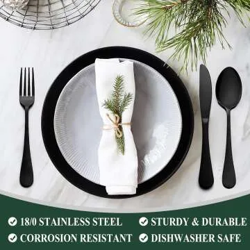 Stainless Steel Flatware Set for 4 - 20 Pieces