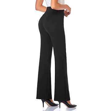 Tapata Women's Stretchy Bootcut Dress Pants for All Sizes