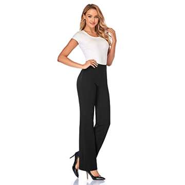 Tapata Women's Stretchy Bootcut Dress Pants for All Sizes