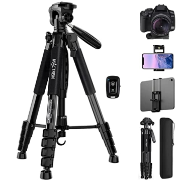 MACTREM 75 Inch Tripod for Camera and Phone