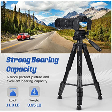 MACTREM 75 Inch Tripod for Camera and Phone