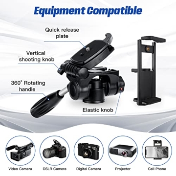 MACTREM 75 Inch Tripod for Camera and Phone