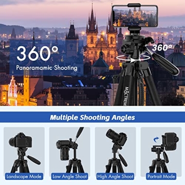 MACTREM 75 Inch Tripod for Camera and Phone