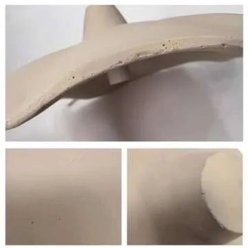 DZQWLL Cement Pendant Light, Modern Style Art Ceiling Light with Vintage Cement Lampshade, Industrial Concrete Hang Light Fixtures, for Kitchen Island Living Dining Room