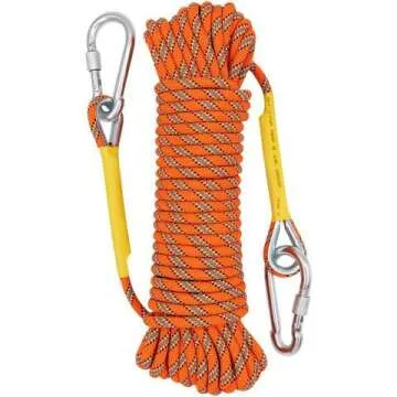 X XBEN Outdoor Climbing Rope 10M(32ft) 20M(64ft) 30M(96ft) 50M(160ft) 70M(230ft) 152M(500FT) 352M(10...