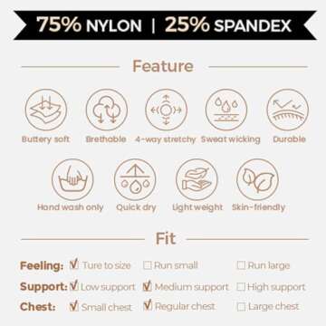 Aoxjox Women's Sleeveless Tank Tops GEO Workout Gym Yoga Curve Longline Crop Top Without Built-in Bra (Black, Medium)