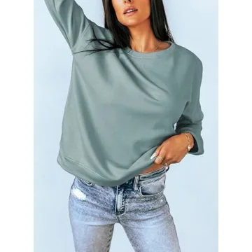 Dokotoo Women's Oversized Crewneck Sweatshirt for Fall 2024