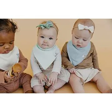 Copper Pearl Baby Bandana Bibs - Trendy & Adjustable