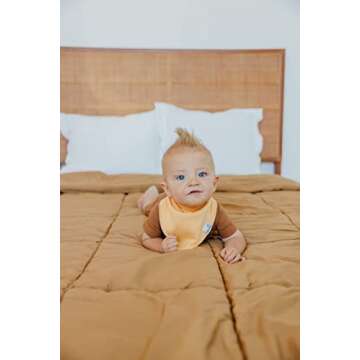 Copper Pearl Baby Bandana Bibs - Trendy & Adjustable