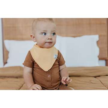 Copper Pearl Baby Bandana Bibs - Trendy & Adjustable