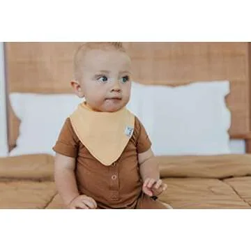 Copper Pearl Baby Bandana Bibs - Trendy & Adjustable