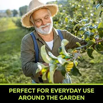 Mueller Soft Grip Garden Pruning Shears, Heavy Duty Pro Series Garden Clippers, Bypass Pruners, Durable Hardened Titanium Blades, 3/4" Cutting Diameter, Blade Lock