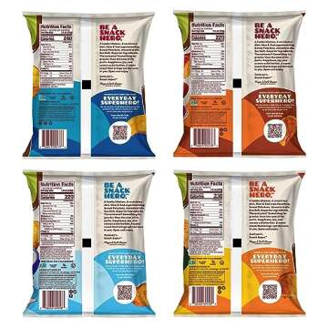 Jackson’s Sweet Potato Kettle Chips Avocado Oil Variety Pack made with Premium Oils (1.5 oz, Pack of 10) Sea Salt, Ranch, BBQ, and Habanero Nacho Flavors - Allergen-friendly, Gluten Free, Vegan