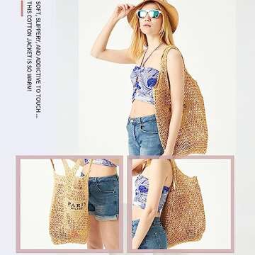 Stylish QZUnique Straw Woven Bag for Summer Escapades