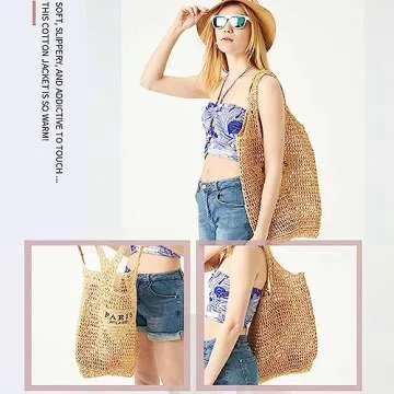 Stylish QZUnique Straw Woven Bag for Summer Escapades