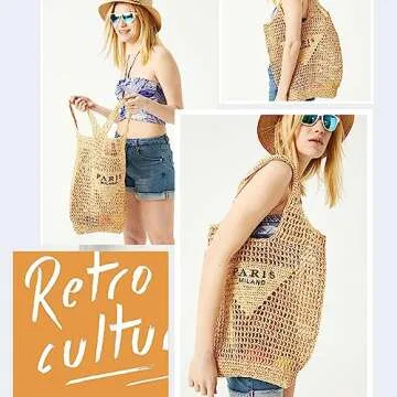 Stylish QZUnique Straw Woven Bag for Summer Escapades