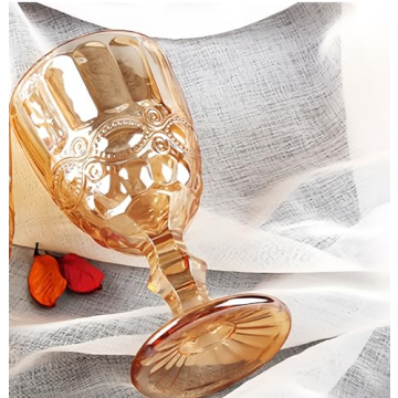 Elegant Vintage Wine Glasses Set of 6 for Any Occasion